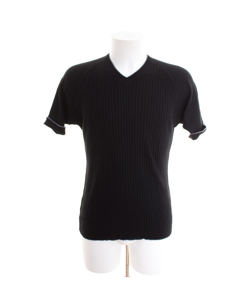 STRELLSON Herren T-Shirt Gr. DE 54 Schwarz Seide – Foto 1