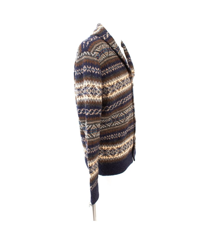 Walbusch Herren Cardigan Strickjacke Pullover Gr. 50. 100% Mehrfarbig Alpaka – Foto 2