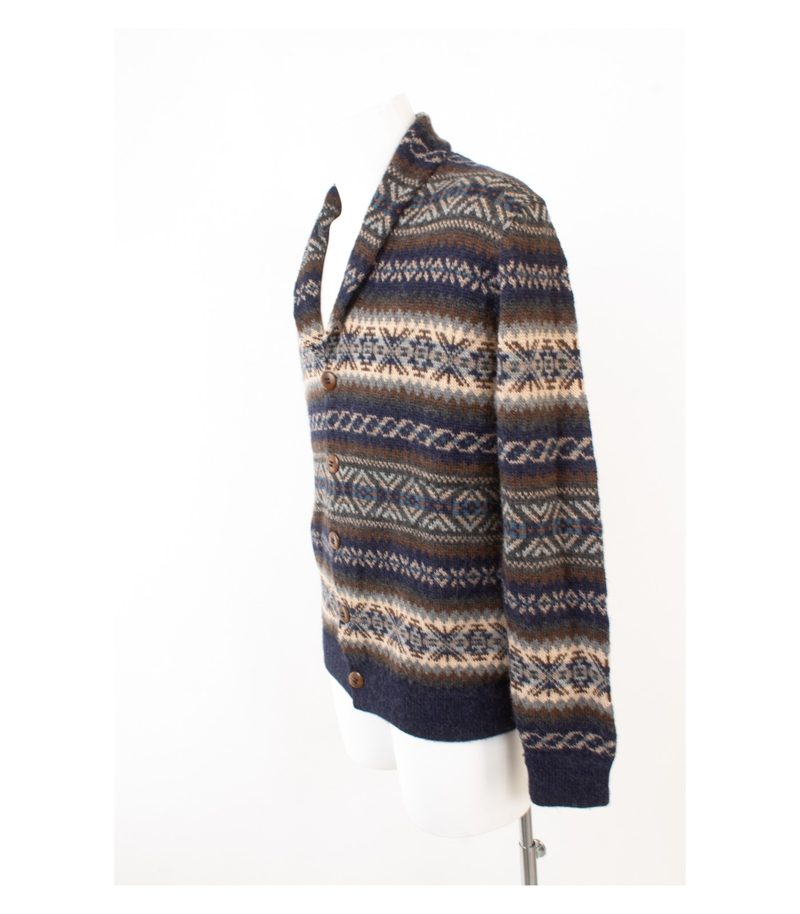 Walbusch Herren Cardigan Strickjacke Pullover Gr. 50. 100% Mehrfarbig Alpaka – Foto 3