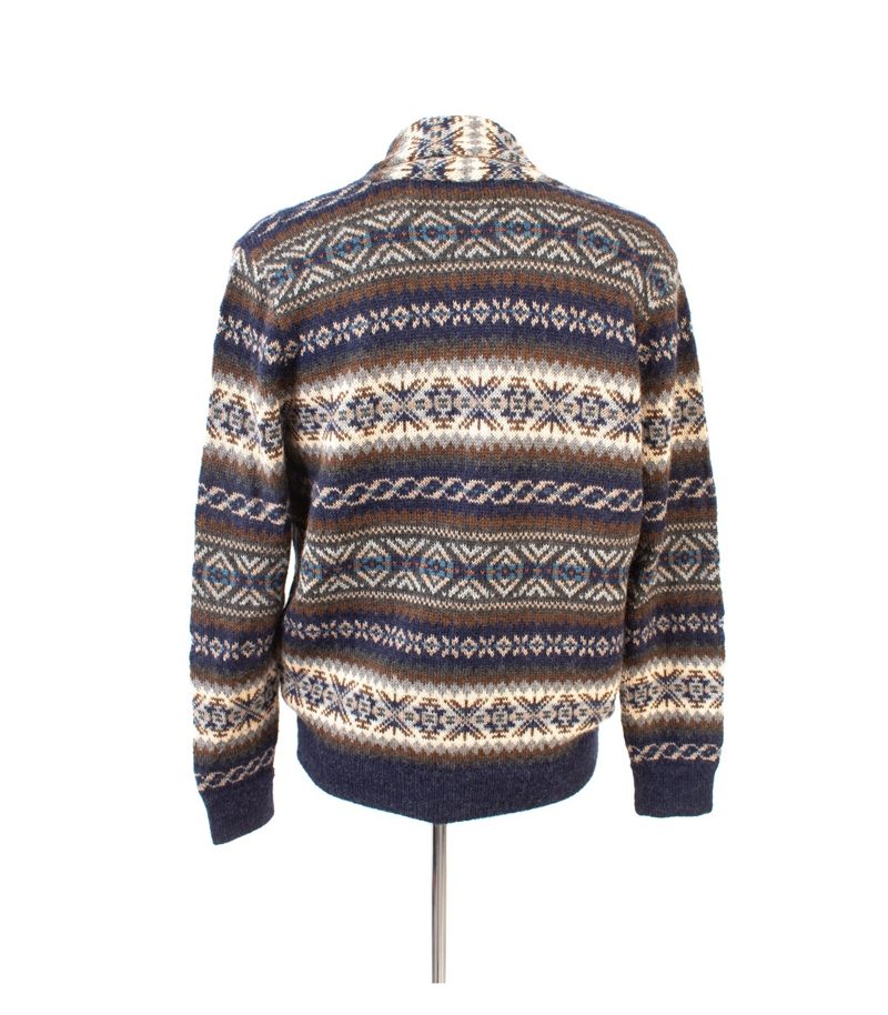 Walbusch Herren Cardigan Strickjacke Pullover Gr. 50. 100% Mehrfarbig Alpaka – Foto 4