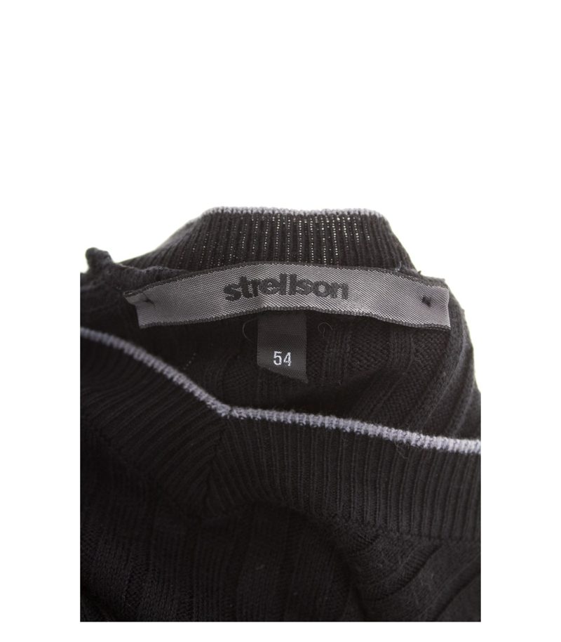 STRELLSON Herren T-Shirt Gr. DE 54 Schwarz Seide – Foto 4