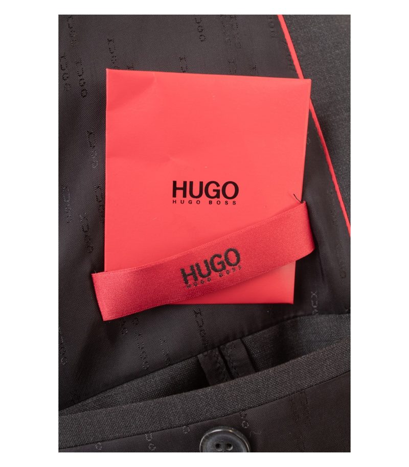 HUGO BOSS Herren Sakko Slim Fit ArcherS 100% Anthrazit Business Gr. 90 Wolle NEU – Foto 10