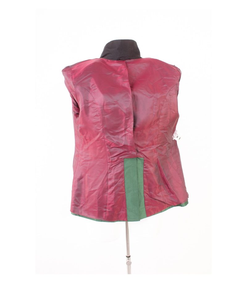Bauer Damen Blazer Gr. 42 – 100 % SeideTrachtenstil Schwarz Grün – Foto 6