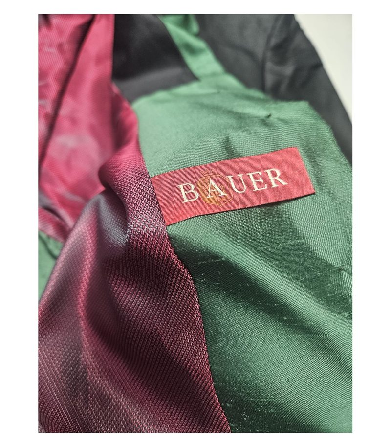 Bauer Damen Blazer Gr. 42 – 100 % SeideTrachtenstil Schwarz Grün – Foto 9