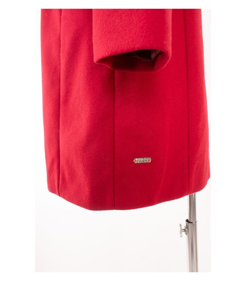 Hugo Boss Damen Mantel Wollmantel Gr. DE 34 Modell Okirana3 Orange Rot – Foto 7