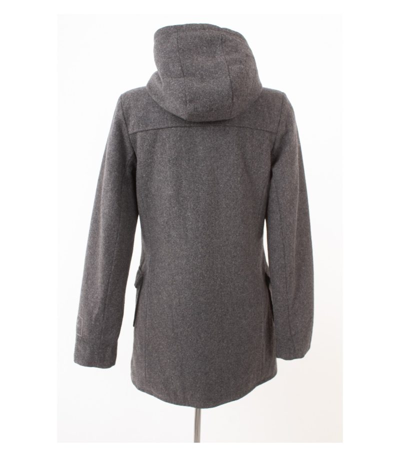 Marc Damen O’Polo Mantel Dufflecoat Wollmantel Kapuze Gr. DE 38 Grau – Foto 5