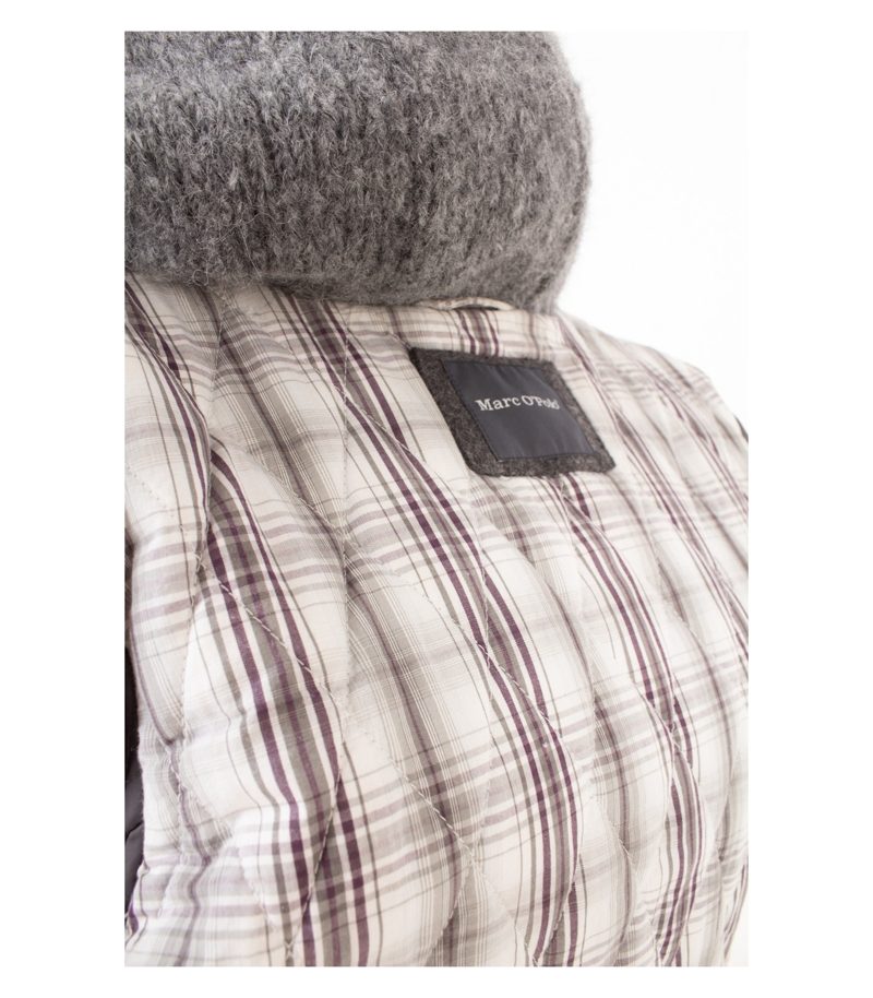 Marc Damen O’Polo Mantel Dufflecoat Wollmantel Kapuze Gr. DE 38 Grau – Foto 9