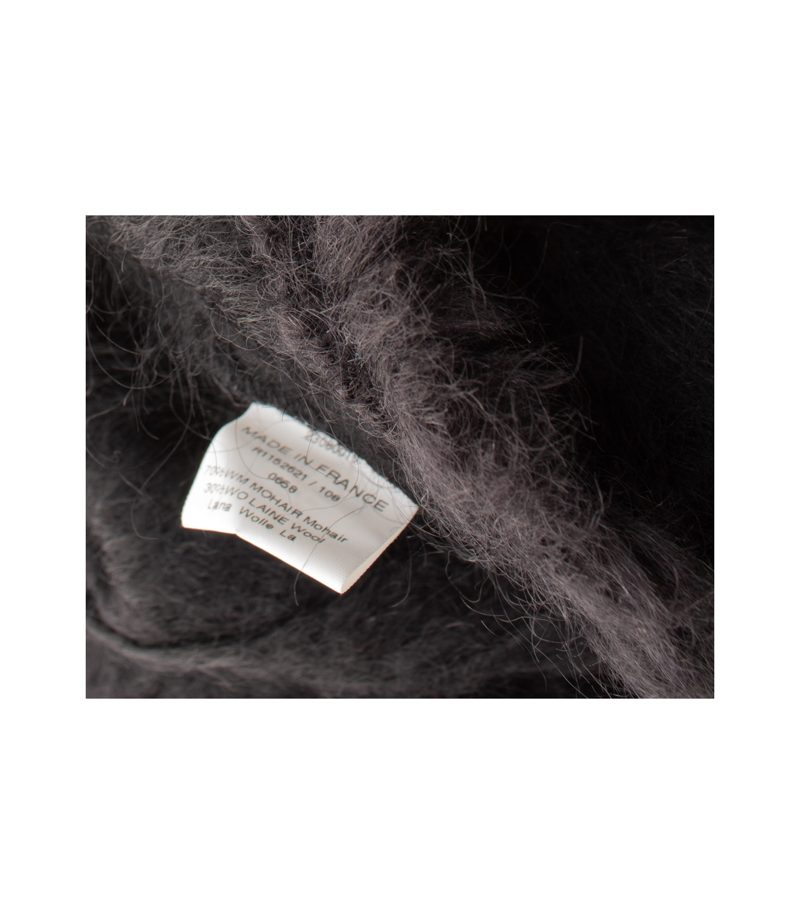 Georges Rech Paris Bolero Jacke Cardigan Gr. FR 40 = DE 38 Schwarz Mohair Wolle – Foto 6