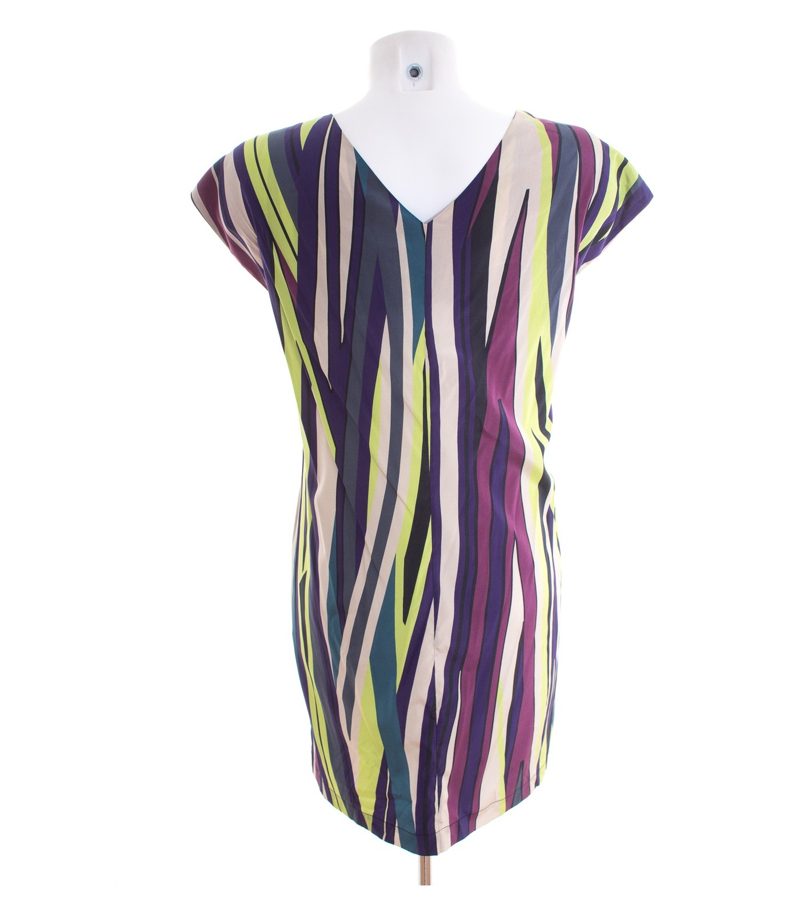 ATTIC AND BARN Damen Kleid Gr. S Mehrfarbig Seide – Foto 3