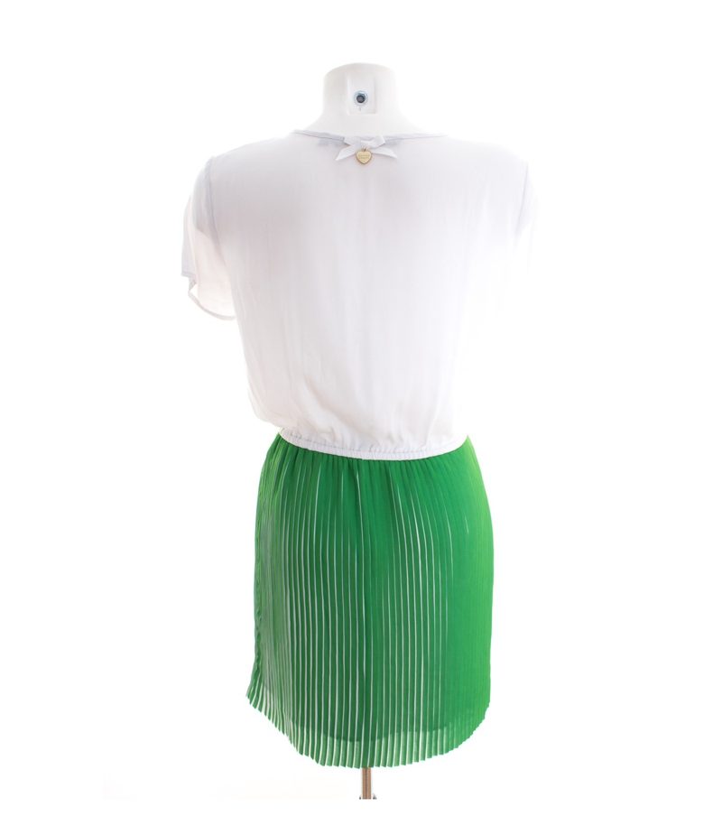 SILVIAN HEACH Damen Kleid Gr. S Weiß Grün – Foto 3
