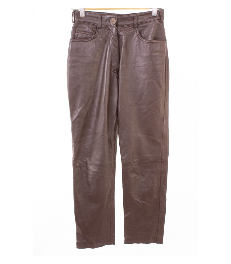 Spieth & Wensky Damen Lederhose Nappaleder Trachtenstil Gr. 36 Braun Echtes – Foto 4