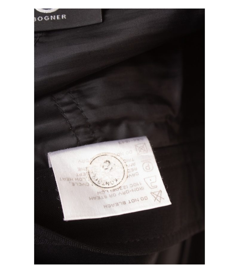 BOGNER Damen Anzughose Business Stretch Gr. 88 lang Long Schwarz Wolle – Foto 5