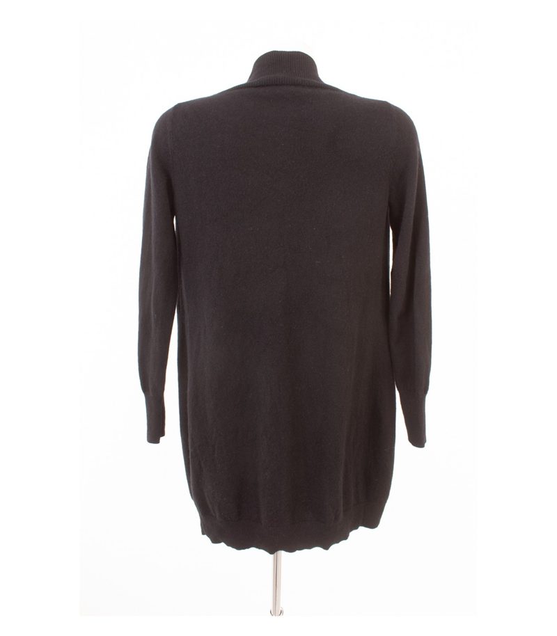 Hallhuber Damen Cardigan XS 100% Longjacke Schwarz Kaschmir Cashmere – Foto 4