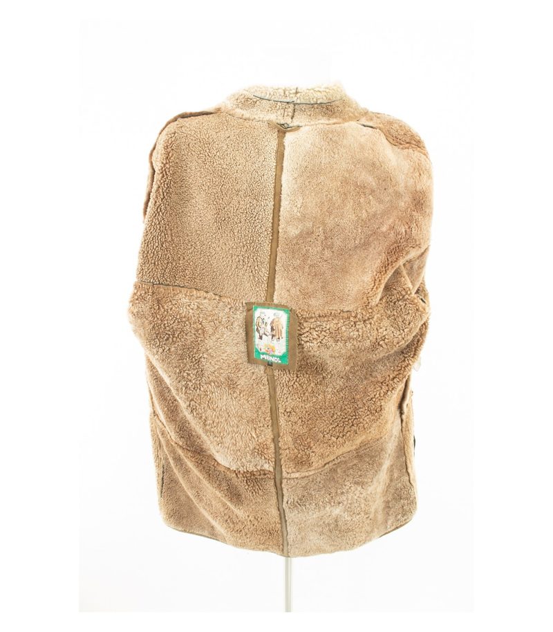 Meindl Herren Lammfelljacke Trachtenjacke Vintage Gr. 50 Braun Echtleder – Foto 8