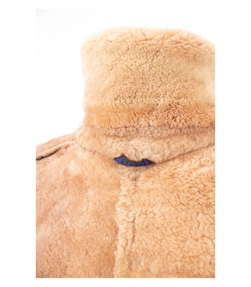 JOOP Herren Lammfelljacke ECHT Mantel Gr. 25 (Kurzgröße) Braun Leder – Foto 7