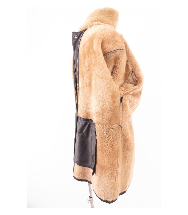 JOOP Herren Lammfelljacke ECHT Mantel Gr. 25 (Kurzgröße) Braun Leder – Foto 8