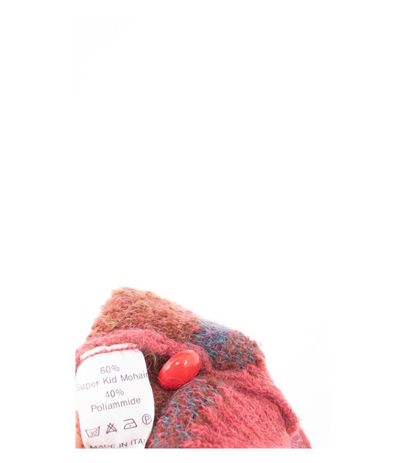Griffe TRICOT Cardigan Strickjacke Gr. DE 48 Mehrfarbig 60% Kid Mohair Wolle – Foto 7