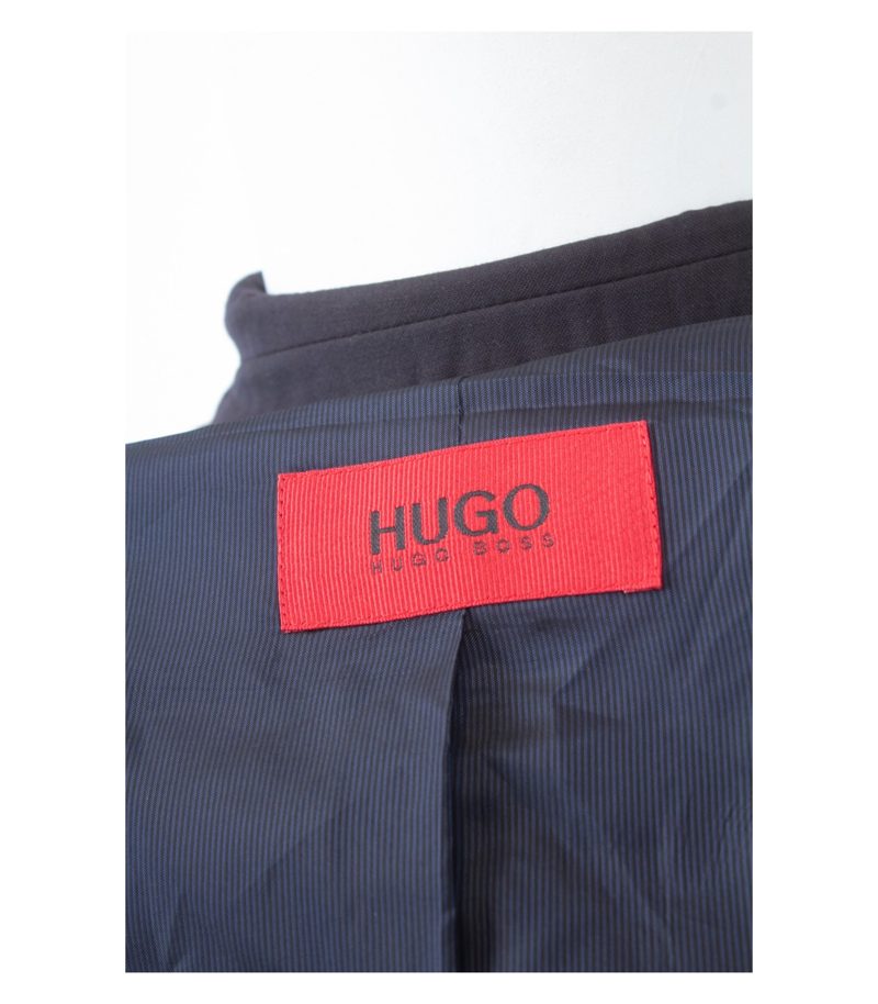 HUGO BOSS Herren Anzug Sakko Hose Business Red Label Slim Fit Gr. 94 Blau Wolle – Foto 6