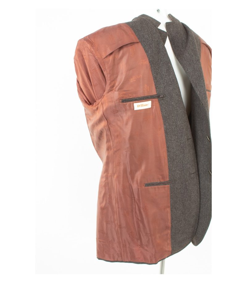 Ed. Meier Herren Sakko 100% Made in Italy Gr. 58 Mehrfarbig Kaschmir – Foto 7