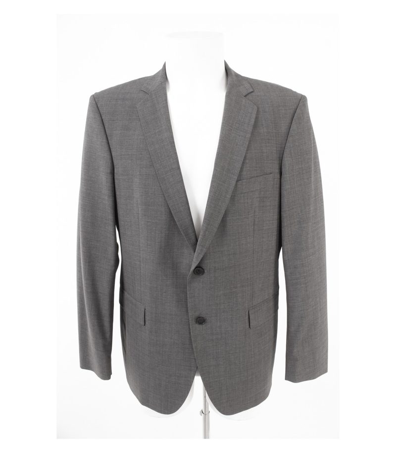 Strellson Premium Herren Anzug Bailey-Manhattan Business Gr. 50 Grau Wolle – Foto 3