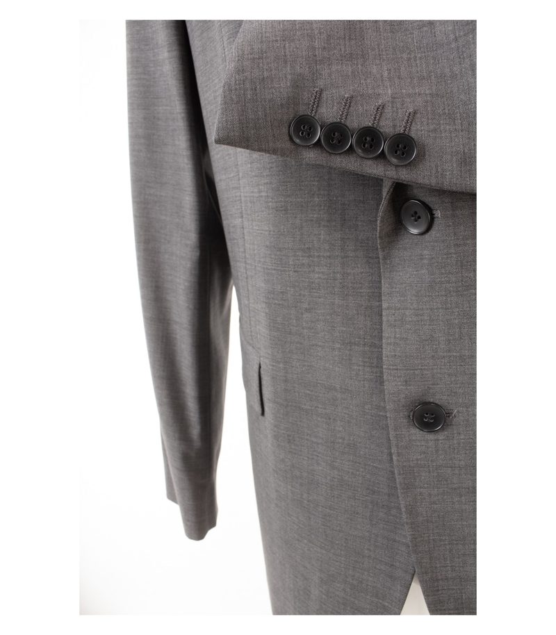 Strellson Premium Herren Anzug Bailey-Manhattan Business Gr. 50 Grau Wolle – Foto 4