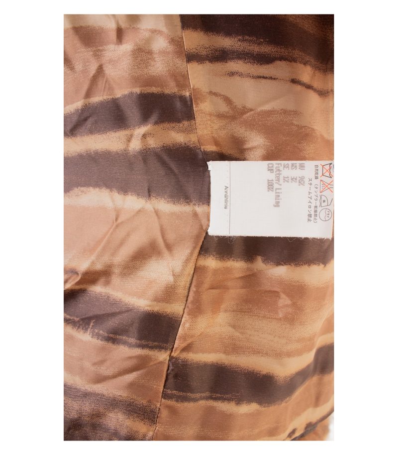 Rena Lange Damen Blazer Echtpelz Gr. 44 Mehrfarbig Wolle – Foto 6