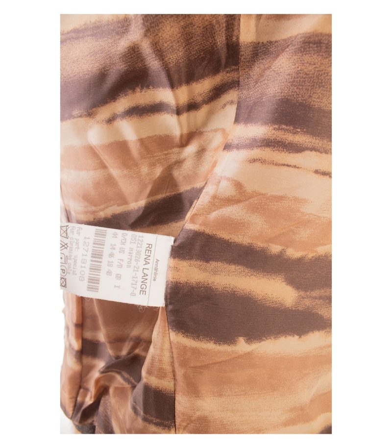 Rena Lange Damen Blazer Echtpelz Gr. 44 Mehrfarbig Wolle – Foto 7