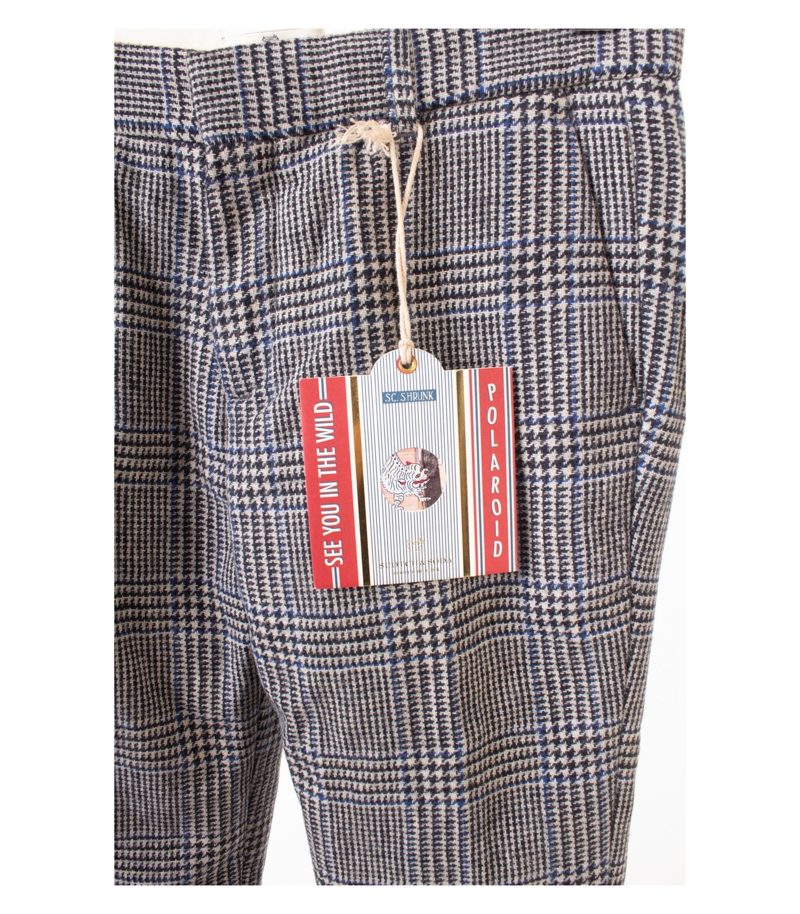 Scotch & Soda Shrunk Jungen Hose Kariert Gr. 14 (164) Grau Wolle Neu – Foto 4