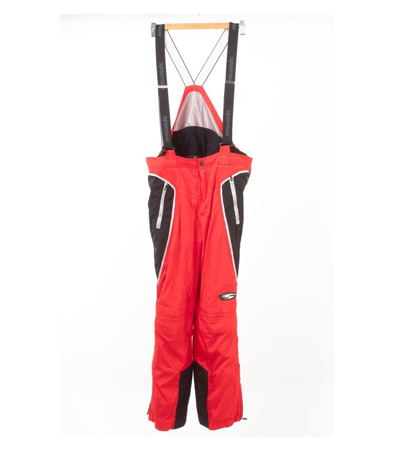 Sportalm Skihose Schneehose Herren Recco Hosenträger Austria Gr. 50 Rot Schwarz – Foto 1