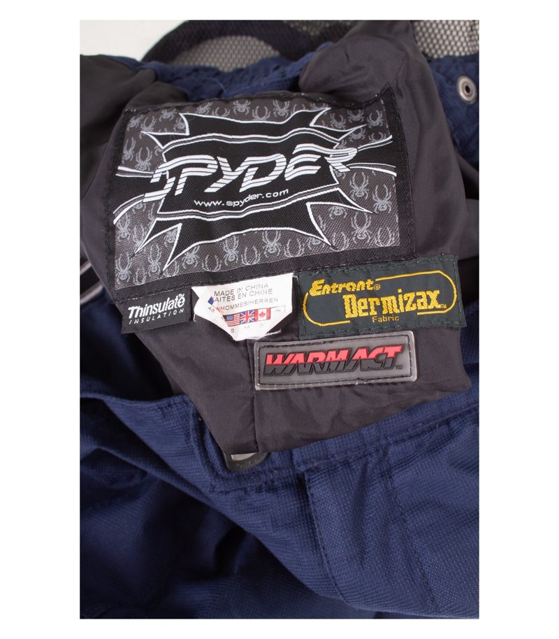 Spyder Skihose Schneehose Herren Dermizax 20.000mm Wassersäule Gr. 48 Blau – Foto 8