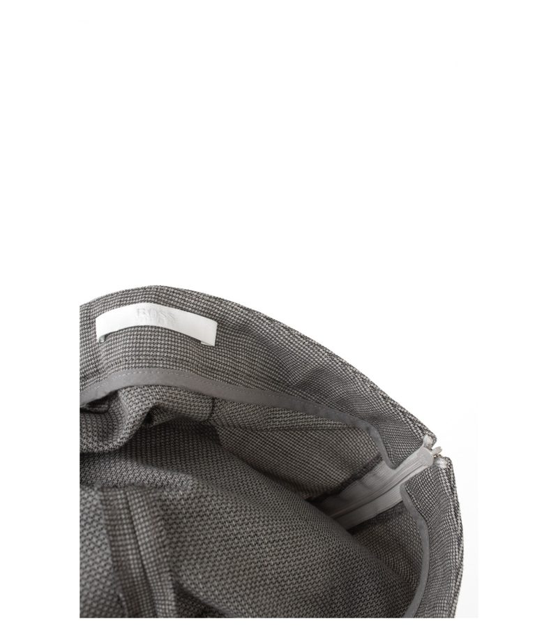Hugo Boss Damen Hose Business Gemustert Stretch Gr. 34 Grau Wolle – Foto 3