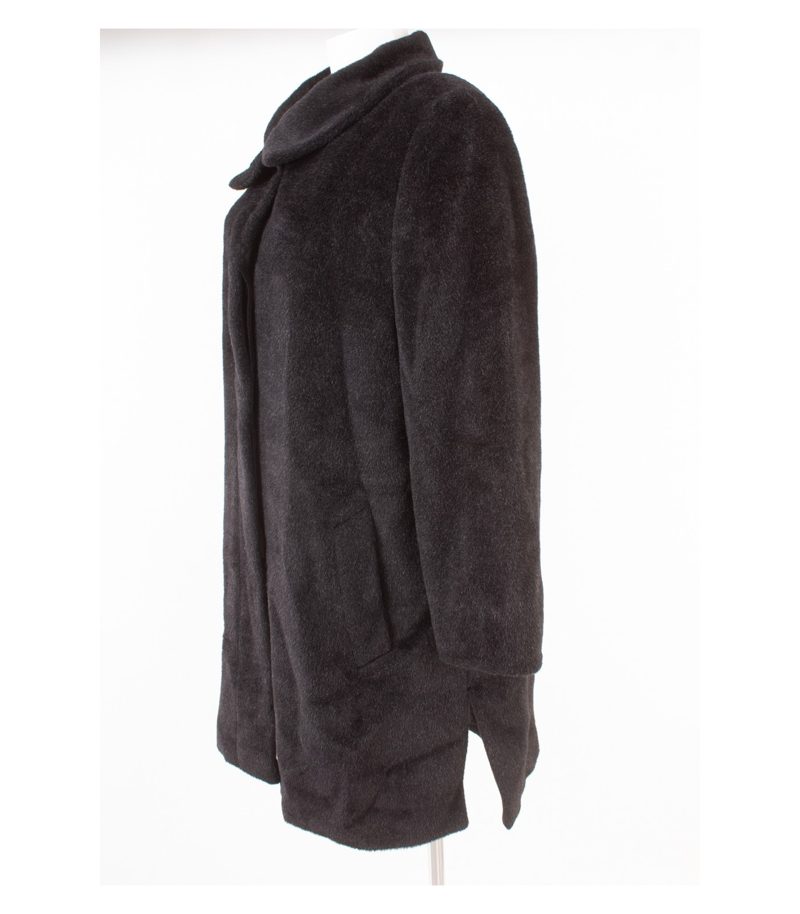 Gil Bret Damen Mantel Wollmantel L.E. Edition Gr. 42 Schwarz Alpaka Wolle – Foto 4