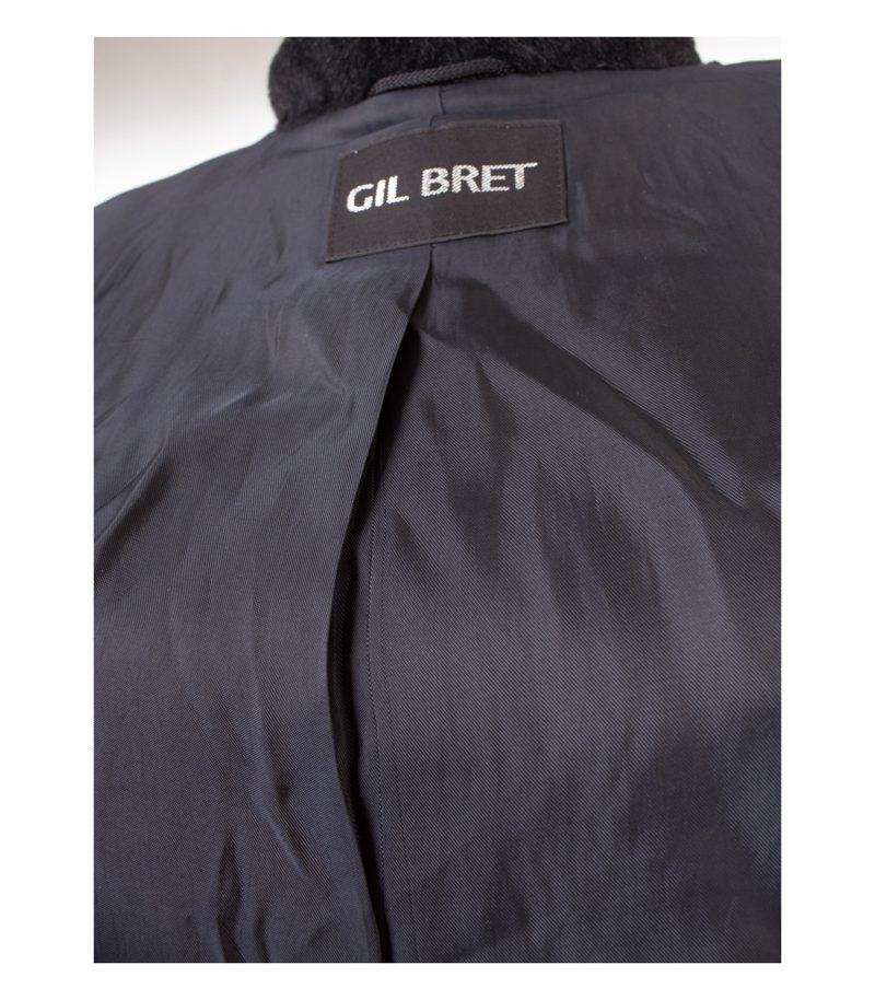 Gil Bret Damen Mantel Wollmantel L.E. Edition Gr. 42 Schwarz Alpaka Wolle – Foto 8