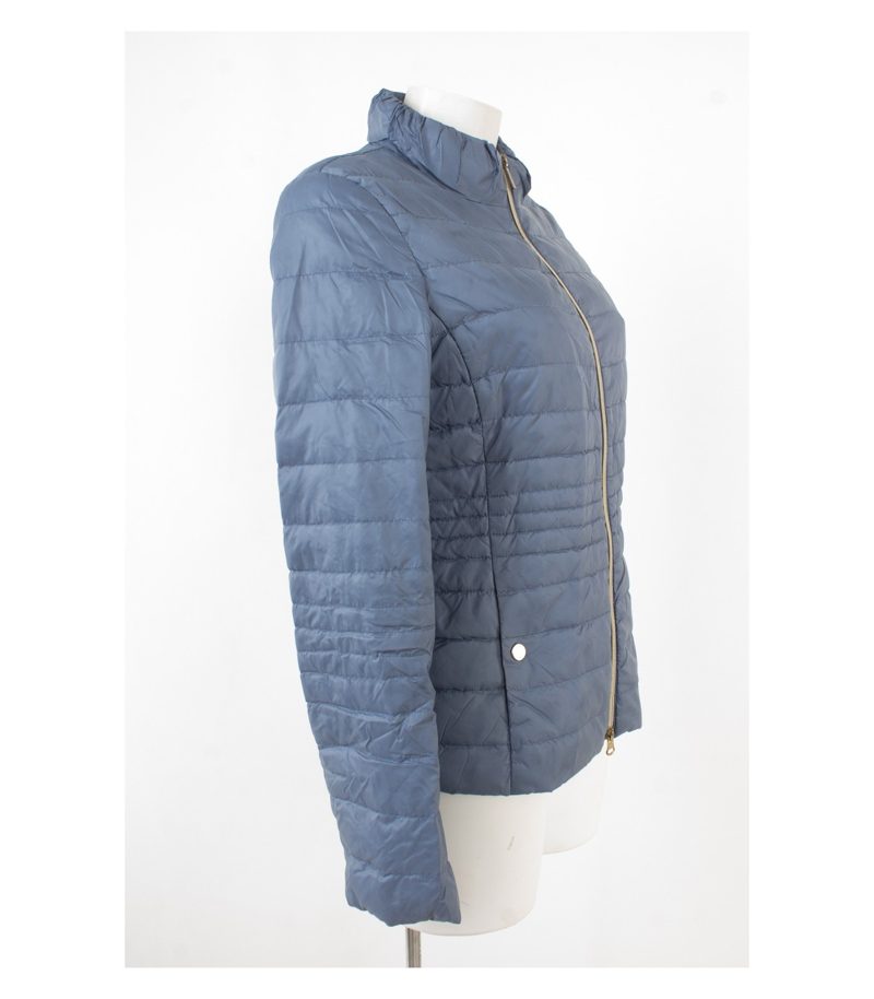 Fuchs Schmitt Damen Jacke Daunenjacke Steppjacke Echte Winter Gr. 38 Blau Daunen – Foto 2
