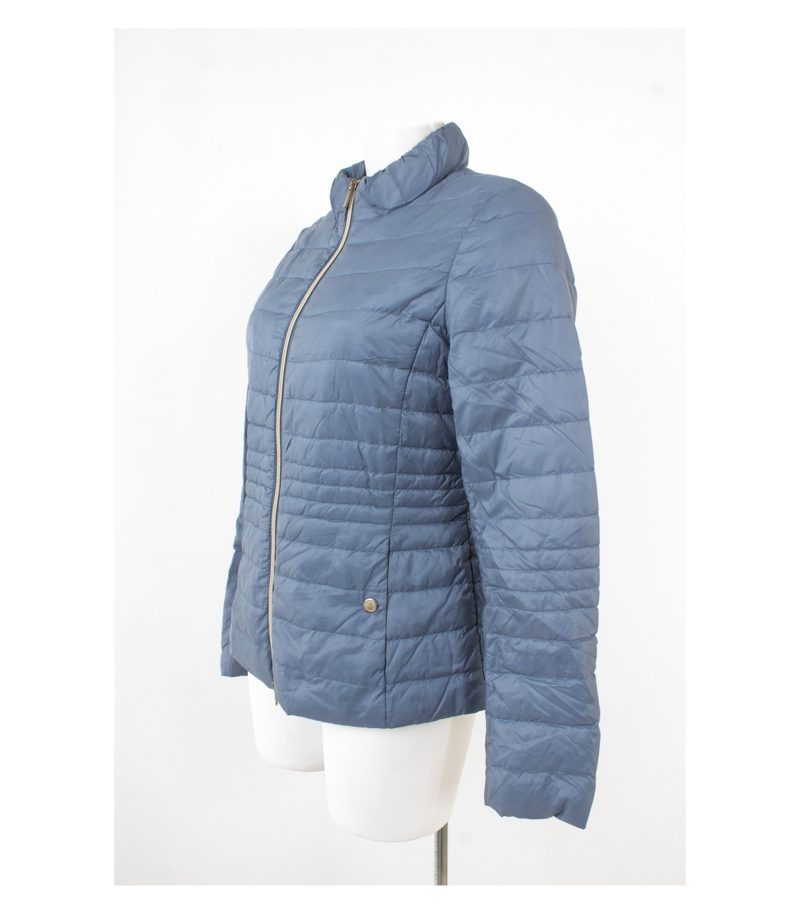 Fuchs Schmitt Damen Jacke Daunenjacke Steppjacke Echte Winter Gr. 38 Blau Daunen – Foto 3
