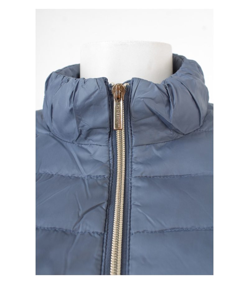Fuchs Schmitt Damen Jacke Daunenjacke Steppjacke Echte Winter Gr. 38 Blau Daunen – Foto 6