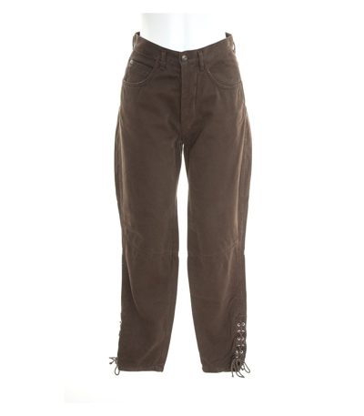 CLOSED Damen Jeans Hose Karottenhose Gr. IT 42 DE 34 Braun