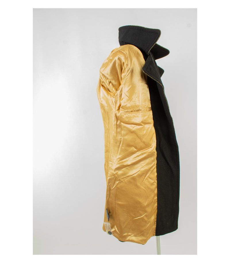 Sarah Kern Damen Mantel Military Gr. DE 44 Schwarz Wolle – Foto 8