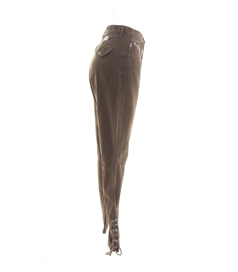 CLOSED Damen Jeans Hose Karottenhose Gr. IT 42 DE 34 Braun – Foto 2