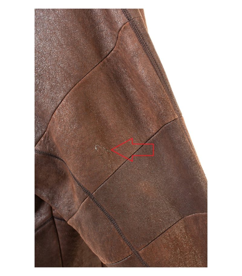 Christ Lammfellmantel Damen Mantel Patchwork Gr. 40 Braun Lammfell Leder – Foto 7