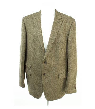 Daniels & Korff Herren Sakko Ellbogen-Patches Gr. 116 Mehrfarbig Wolle Tweed