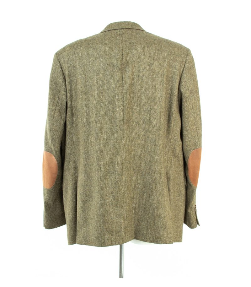 Daniels & Korff Herren Sakko Ellbogen-Patches Gr. 116 Mehrfarbig Wolle Tweed – Foto 4