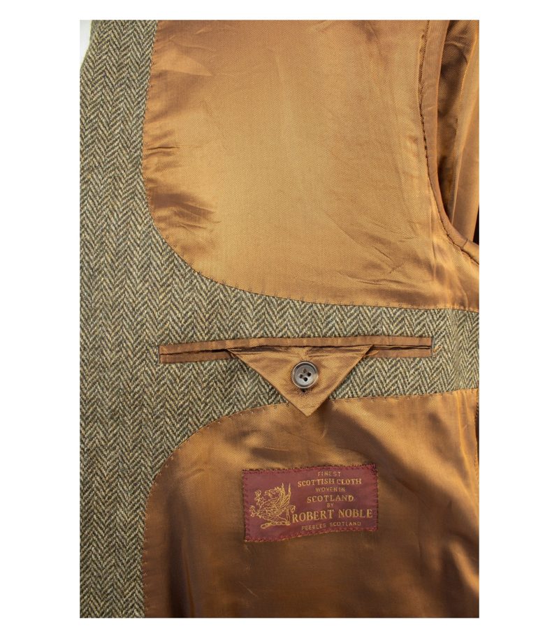 Daniels & Korff Herren Sakko Ellbogen-Patches Gr. 116 Mehrfarbig Wolle Tweed – Foto 9