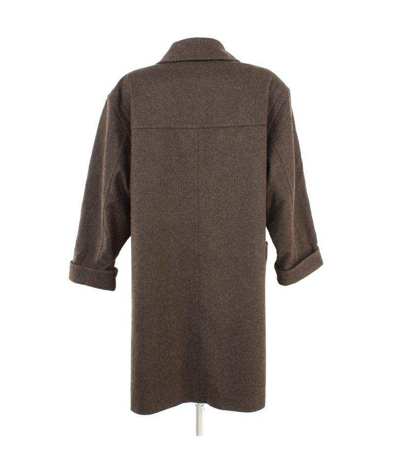 BAUER Loden-Frey Lodenmantel Dufflecoat Damen Gr. DE 44 Braun Wolle Alpaka – Foto 4