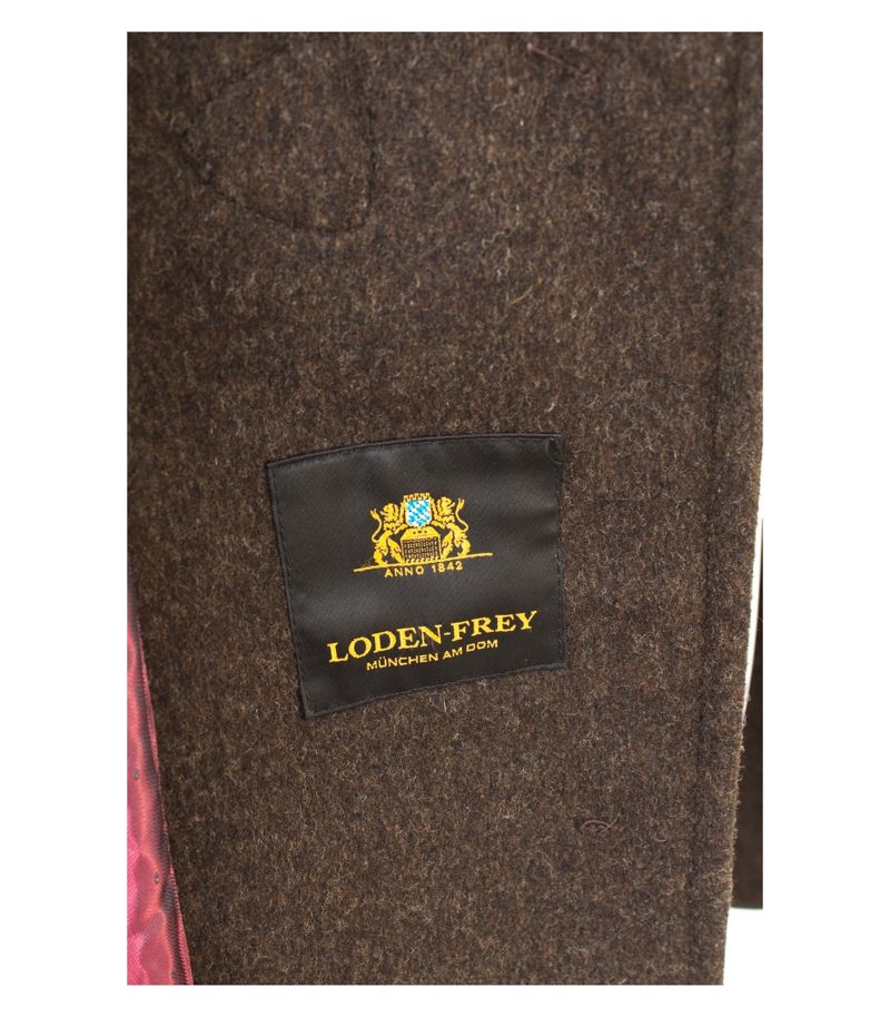 BAUER Loden-Frey Lodenmantel Dufflecoat Damen Gr. DE 44 Braun Wolle Alpaka – Foto 10