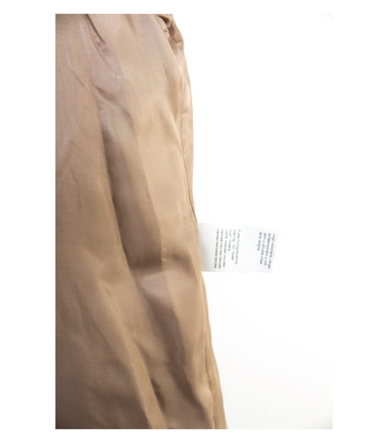 Peter Hahn Damen Mantel Wollmantel 77% Gr. 44 Beige Alpaka Neu – Foto 8