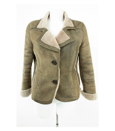 Heine Damen Jacke Lammfelljacke Gr. 40 Echtes Lammfell