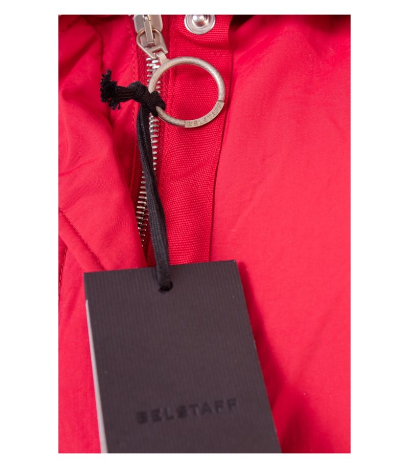 Belstaff Damen Daunenjacke Petrel Echtfell Wasserdicht Gr. IT 42 (DE 36) Rot Neu – Foto 5