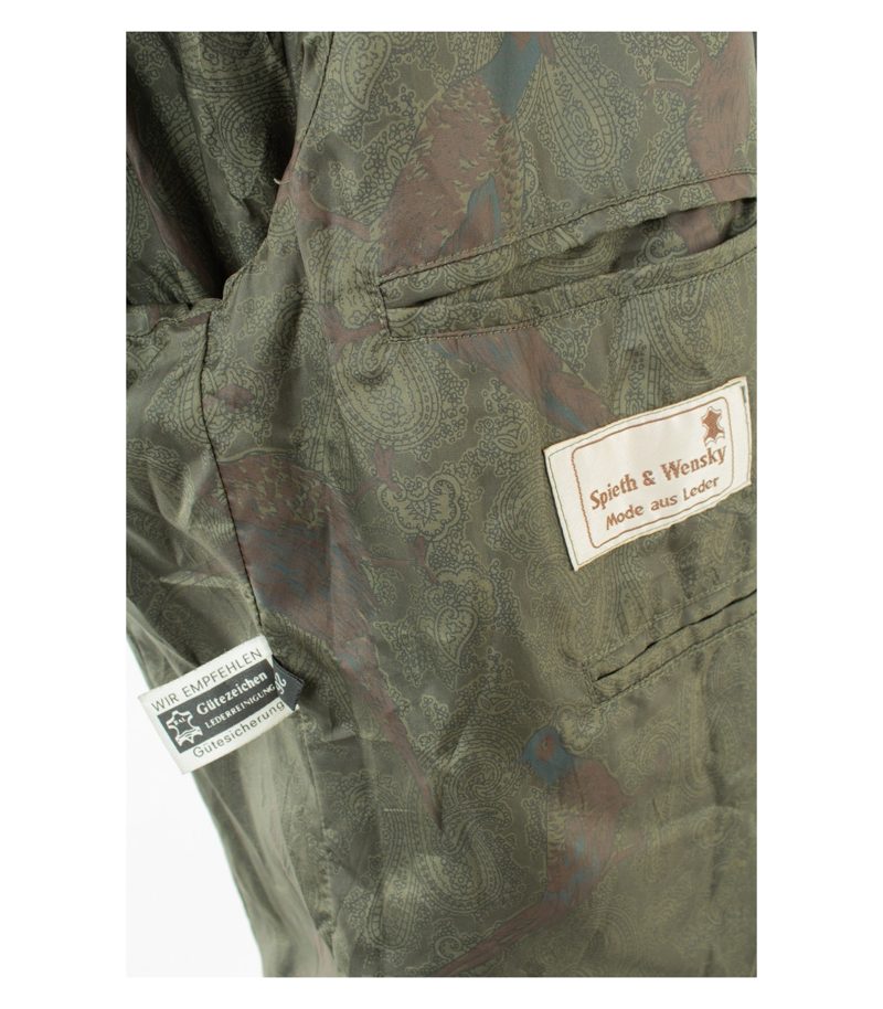Spieth & Wensky Herren Trachtenjacke Janker Gr. 26 (Kurzgröße) Dunkelgrün Leder – Foto 10