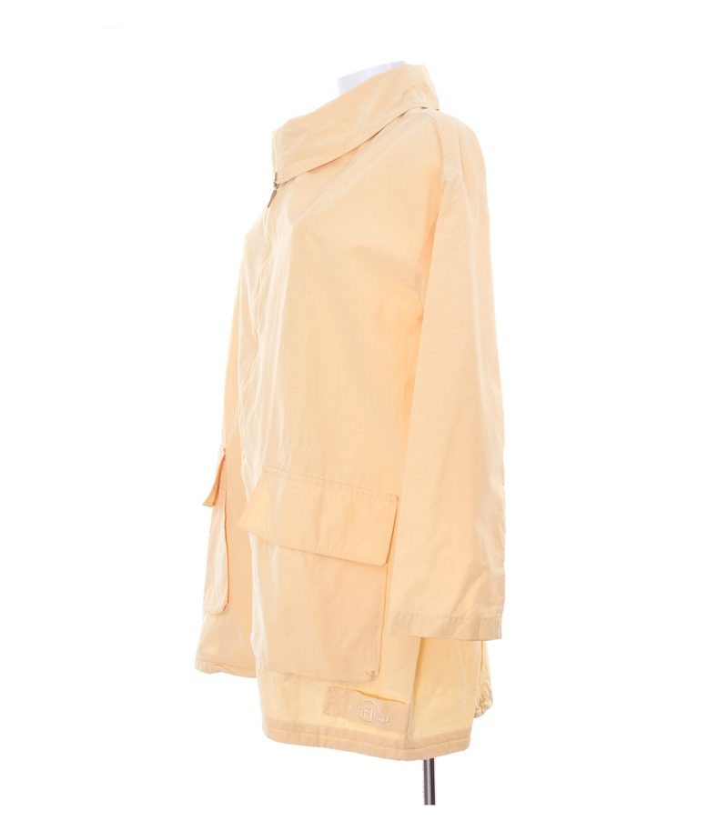 AIRFIELD Jacke Baumwolle Gelb Gr. DE 40 Leichte Outdoorjacke Parka Oversize – Foto 2